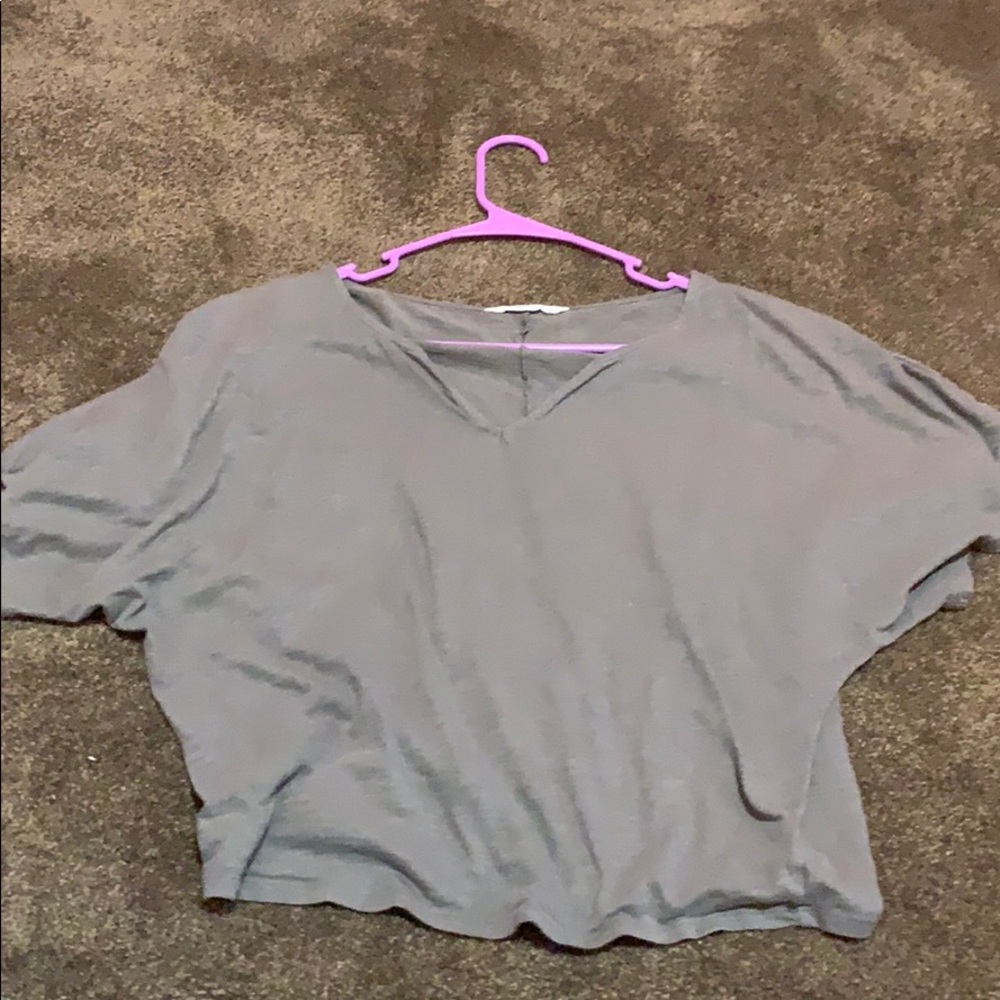 Loose crop top